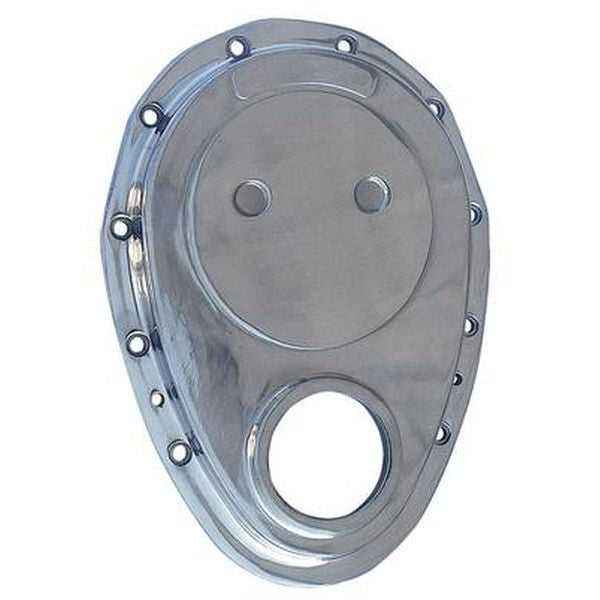 Engine Works 130052 Polished Cast Aluminum Timing Cover SB Chevy