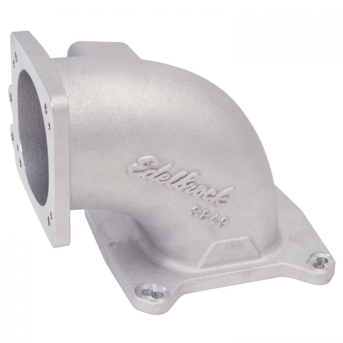 Edelbrock 3849 High Flow Intake Elbow For 95mm Throttle Body To 4150 Square-Bore Flange