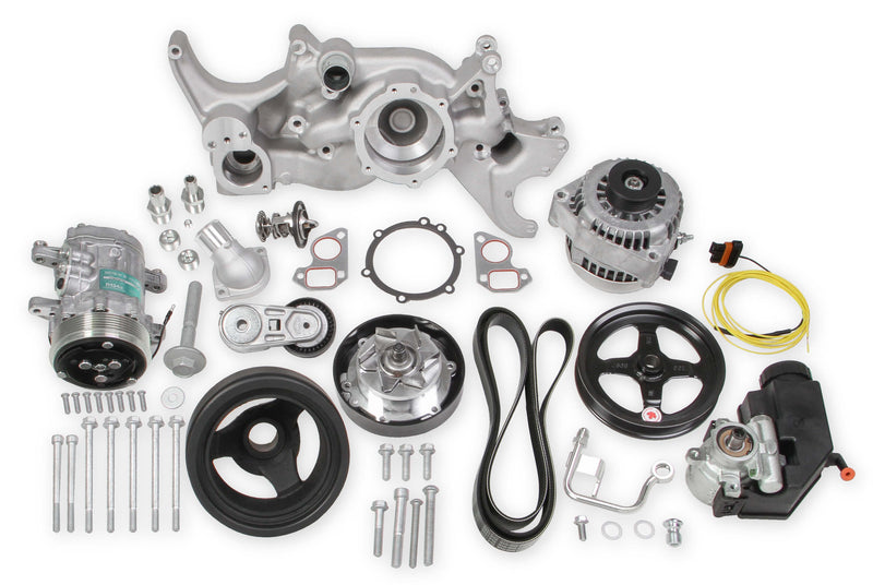 HOLLEY 20-185 MID-MOUNT COMPLETE ACCESSORY SYSTEM - LS ENGINE DRIVE