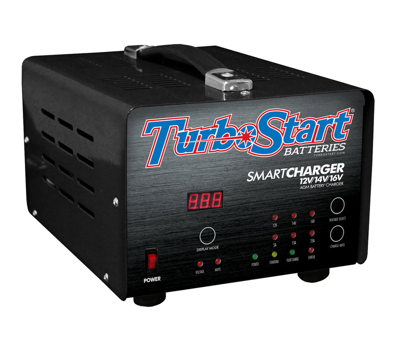 TurboStart CHG25A 110V Multi-Stage 12V/14V/16V Battery Charger