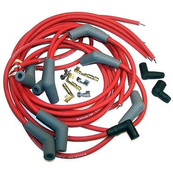 Engine Works 16403 Universal 8.5mm Red Spark Plug Wire Set 135 Boot