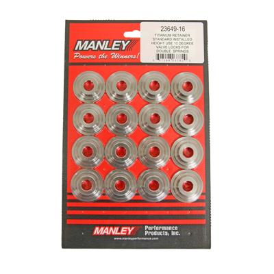 Manley 23649-16 Valve Spring Retainers Titanium 10 Degree 1.625 in. Outside