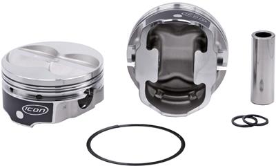 ICON IC9970KTD.030 FHR Piston - Ford 331ci, 5.4 Rod, +11cc Flat Top 4V Kit with Rings