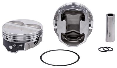 ICON IC9971KTD.030 FHR Piston - Ford 347ci, 5.4 Rod, +11cc Flat Top 4V Kit with Rings