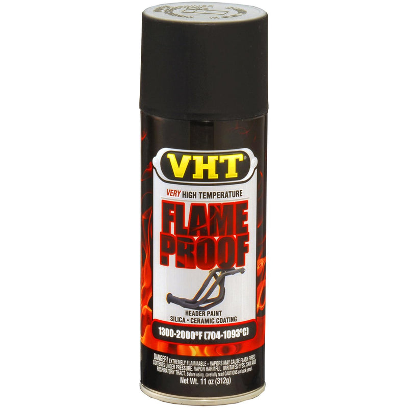 VHT SP102 FLAMEPROOF Coating High Temp Paint - Flat Black