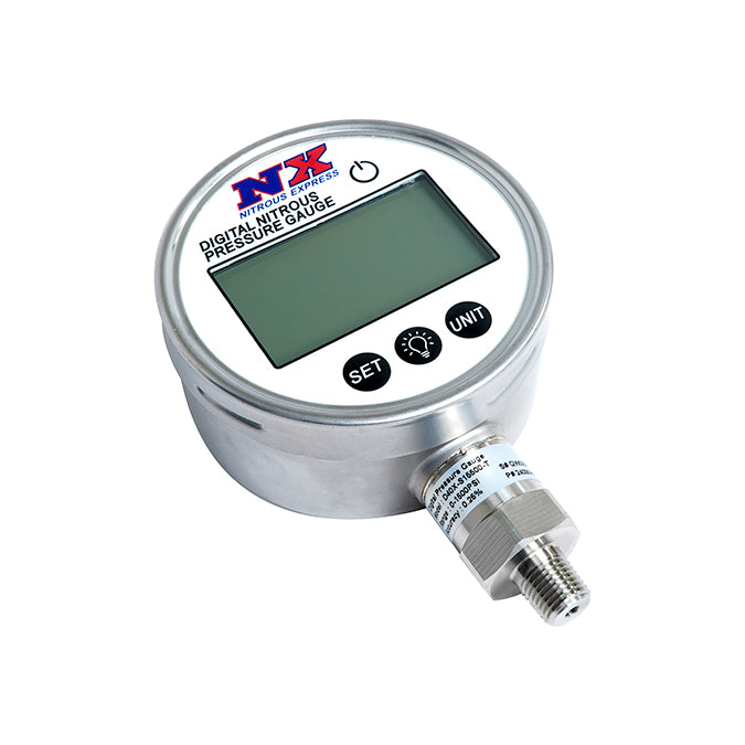 Nitrous Express 15540D 4 in. Digital Nitrous Pressure Gauge Only, 1/4 NPT