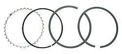 JE Pistons J100F8-43105 Piston Rings Plasma-moly 4.310 in. Bore 1/16 in 1/16 in.