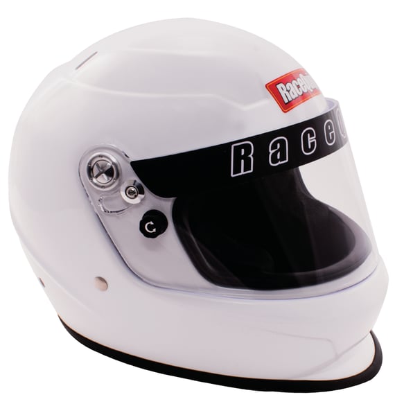 RaceQuip 2261196RQP Pro Youth Full-Face Helmet, Gloss White