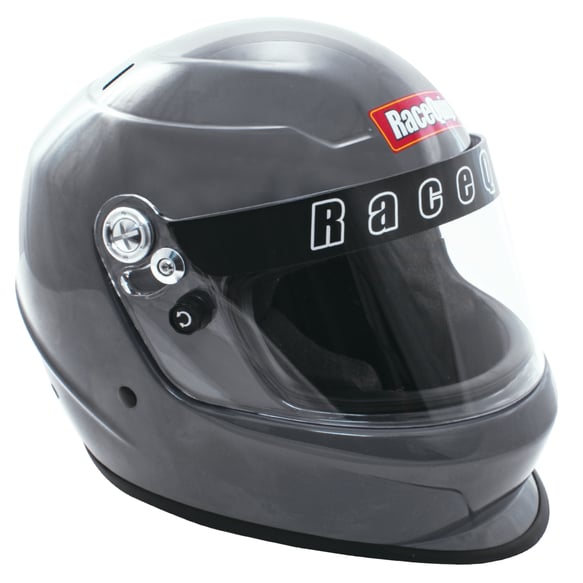 RaceQuip 2266696RQP Pro Youth Full-Face Helmet, Gloss Steel