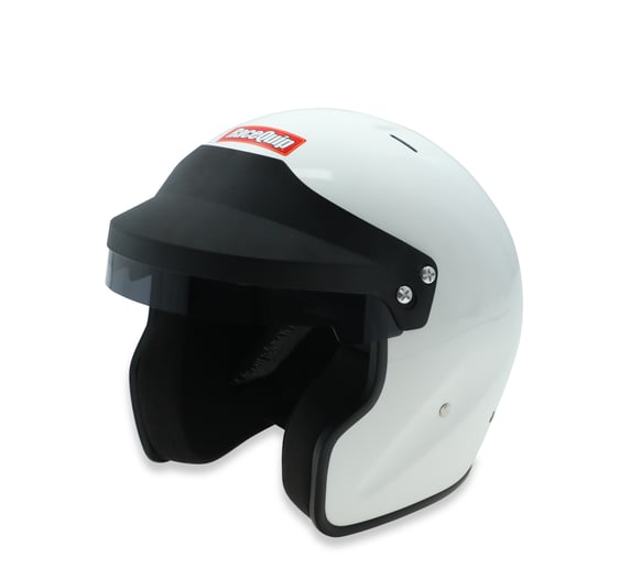 RaceQuip 256116RQP OF20 Open Face Helmet, Gloss White - XL