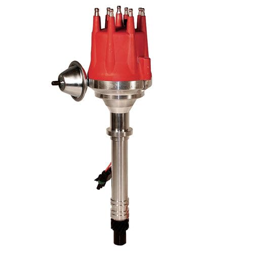 Engine Works 1RTR Billet Red Cap Ready-To-Run Race Distributor SB/BB Chevy