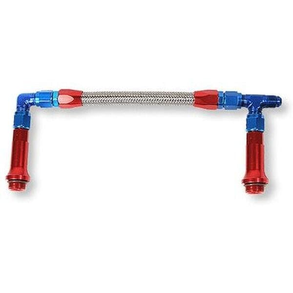 Engine Works 43147 Dual Feed Hose Carburetor Fuel Line 08AN Holley Ultra HP