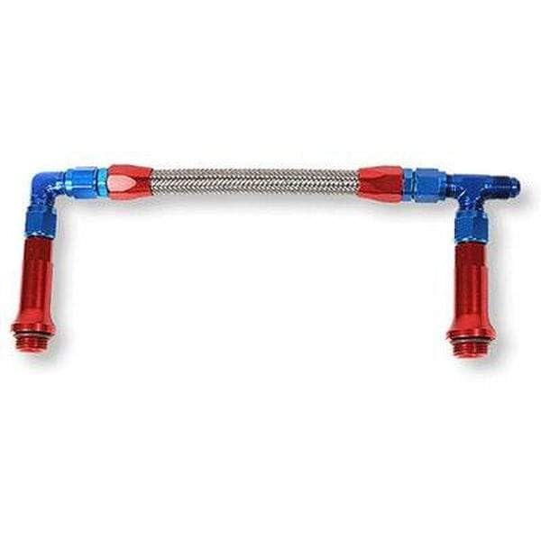 Engine Works 43146 Dual Feed Hose Carburetor Fuel Line 06AN Holley Ultra HP