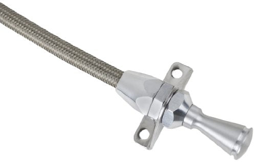 Lokar TD-30C4FMPAN Hi-Tech Pan Firewall Mount Transmission Dipstick for Ford C-4 Transmission
