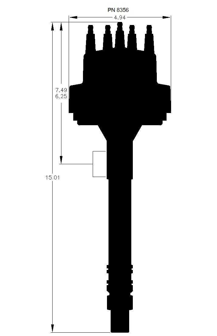 MSD 8356 Pro-Billet Dual Pickup Distributor
