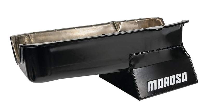 Moroso 20200 8.25" Oil Pan SB Chevy With Passenger-Side Dipstick