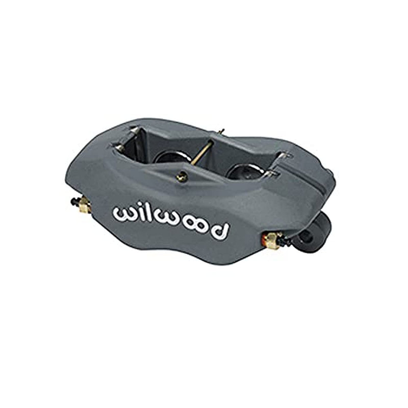 Wilwood Brake Caliper, Dynalite, 4 Piston, Aluminum, Gray Anodized, 13.060 in OD x 0.380 in Thick Rotor, 5.250 in Lug Mount, Each