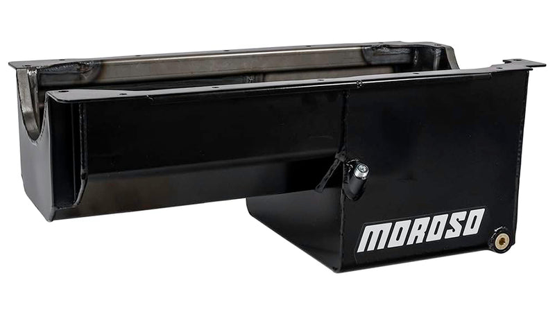 Moroso 21019 Oil Pan Drag Race 7 qt. Wet 8.25 in. Deep Windage Tray Iron Eagle