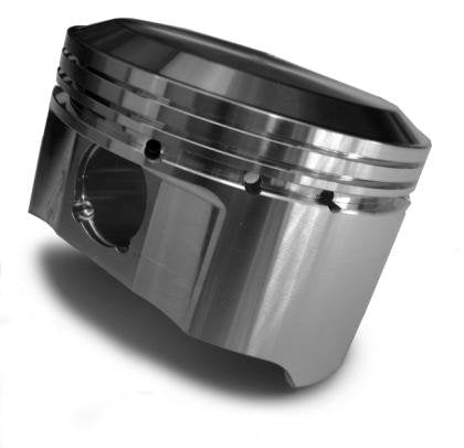 JE Pistons 243327 Open Chamber Dome Top Gas Ported Pistons, BB Chevy 4.600"