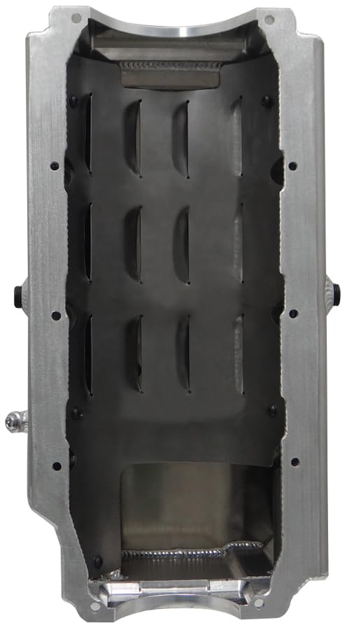 Moroso 21234 Oil Pan Drag Race Aluminum Natural 8 qt. Capacity 8.25 in. Depth