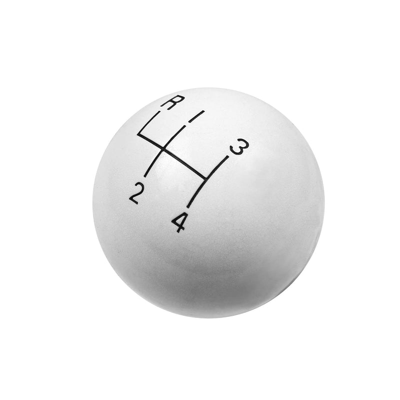 Hurst 1630003 Shift Knob - White 4 Speed 3/8-16 Threads