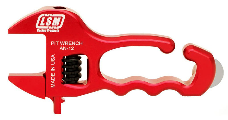 LSM Racing Products AN-12R Adjustable an Pit Wrench Red