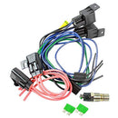 Northern Radiator Temperature Switch, Electric, 185 Degree On, 165 Degree Off, 3/8 in NPT Male, Dual Fan Relay, Wiring Harness, Kit