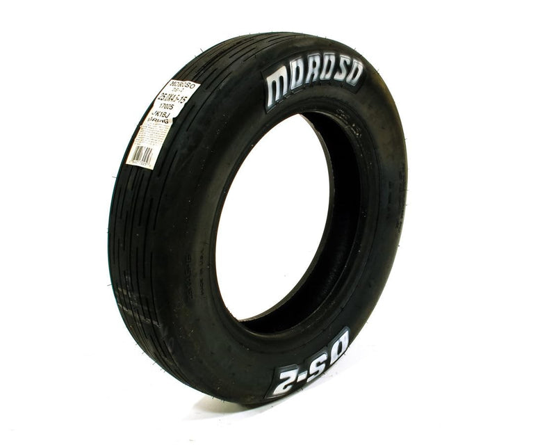 Moroso 17026 Tire, DS-2 Front, 26 x 4.5-15, Bias-Ply, Solid White Letters