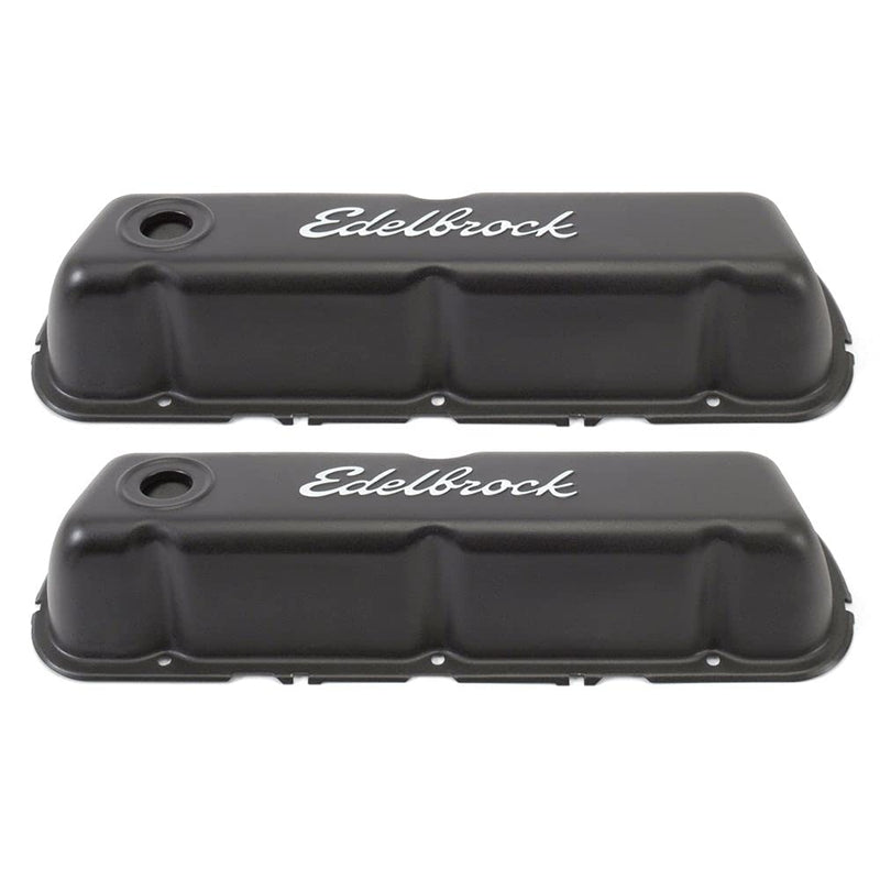 Edelbrock Signature Series Black Valve Covers 4603