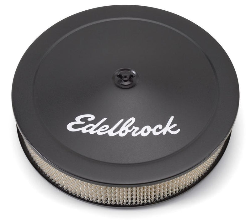 Edelbrock 1223 Pro-Flo Black Finish 3" Round Air Filter Element With 14" Diameter