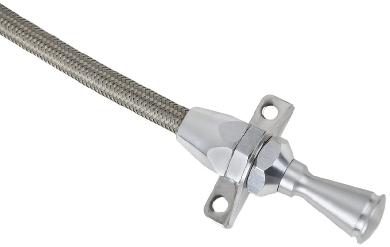 Lokar TD-30C4FMPAN Hi-Tech Pan Firewall Mount Transmission Dipstick for Ford C-4 Transmission
