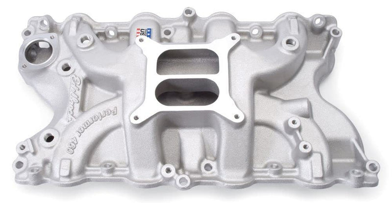 Edelbrock 2166 Performer 460 Intake Manifold For Ford 429/460, Non-EGR, Satin Finish