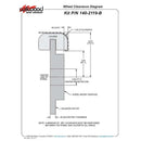Wilwood 140-2119-BD Forged Dynalite Rear Drag Brake Kit Rear End: Big Ford New