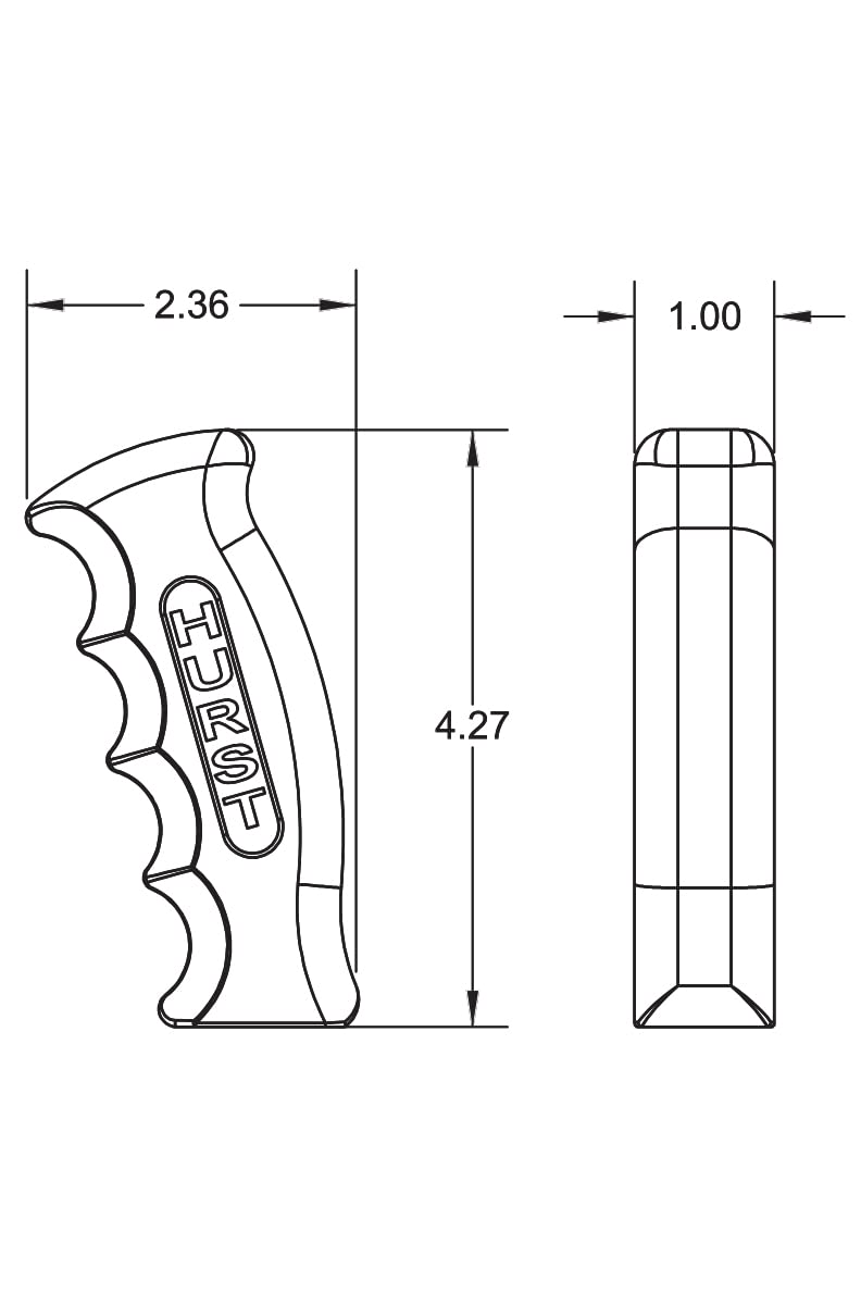 Hurst Pistol-Grip Shifter Handles 1536200