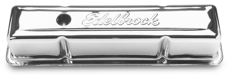 Edelbrock Signature Series Chrome Valve Covers 4649