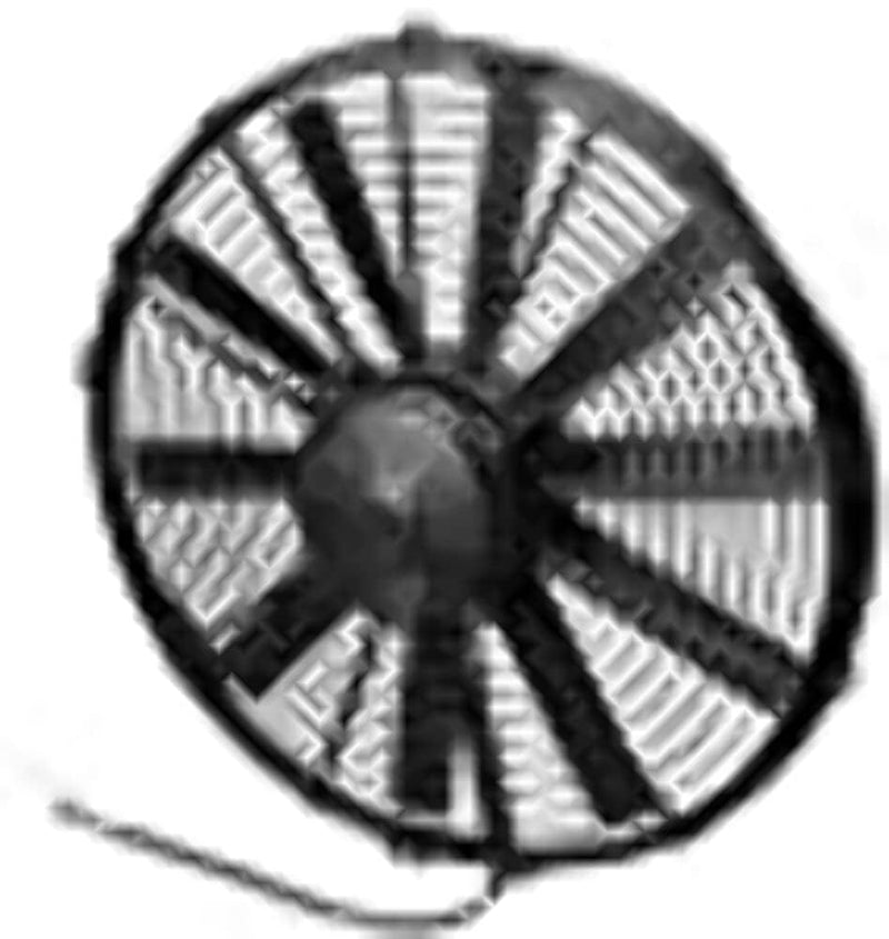 SPAL 30102041 14" Fan Puller High Performance 1623CFM 10-blade straight blade