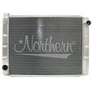 Northern Radiator Radiator, Race Pro, 27 in W x 19.625 in H x 3.25 in D, Passenger Side Inlet, Driver Side Outlet, Aluminum, Universal, Each