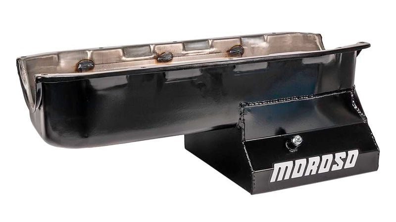 Moroso 20196 Oil Pan With Tray SB Chevy Stroker Engines, 8.25"