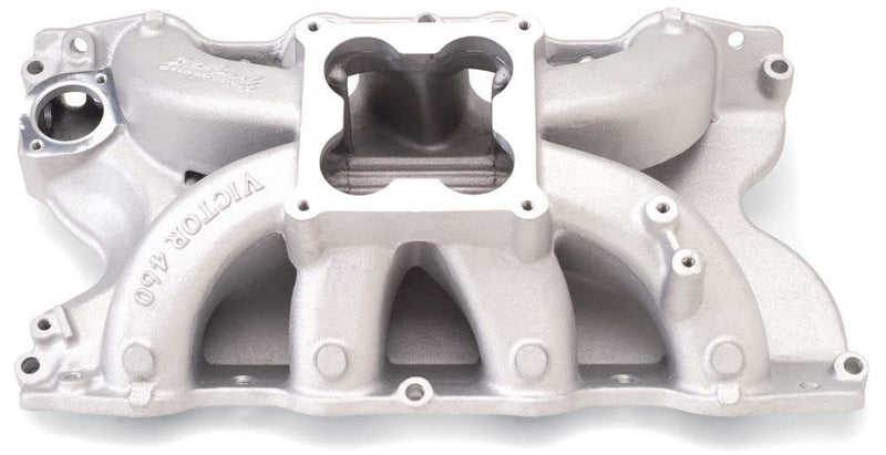 Edelbrock 2965 Intake Manifold Victor Single Plane Aluminum Natural Dominator