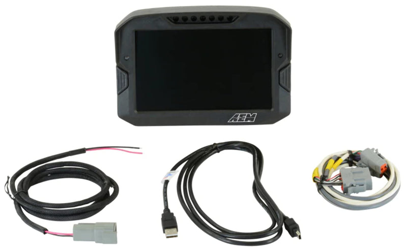 AEM 30-5700 CD-7 Carbon Digital Dash Display (Non-Logging), 7" Screen