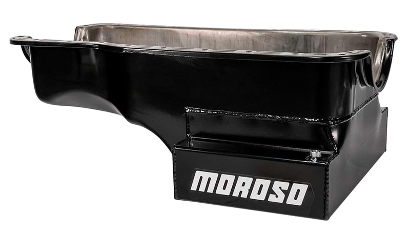 Moroso 20507 Oil Pan, Steel, Black Powdercoated, 7 qt., Ford, 351W,