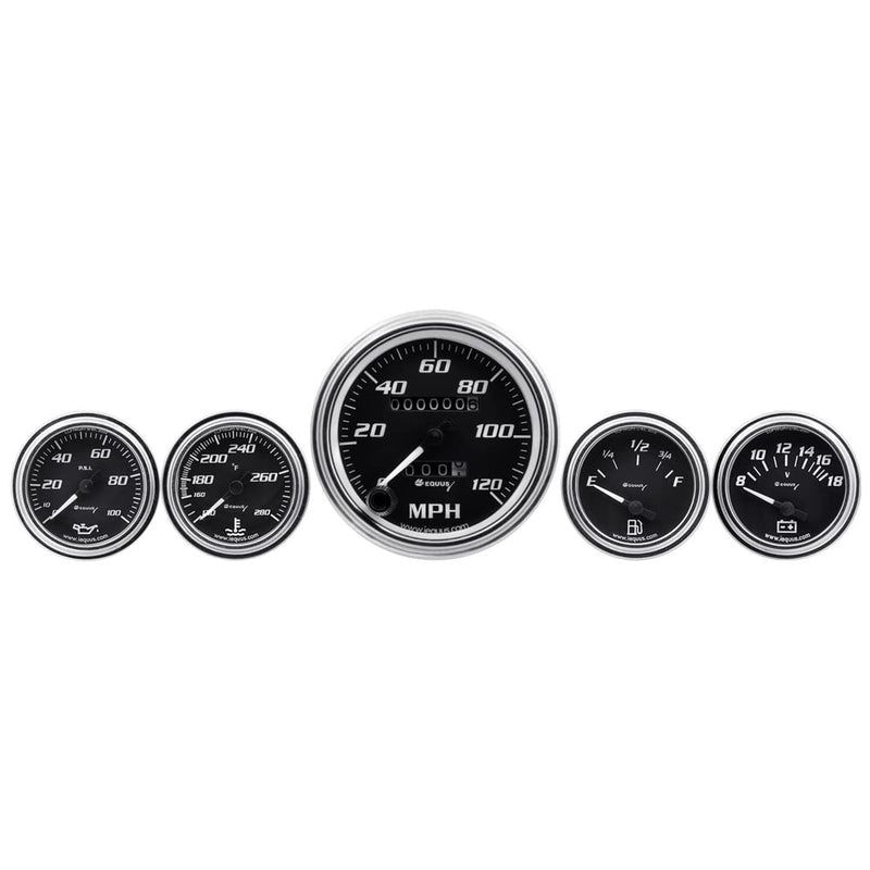 Equus E7500 7000 Series 5 Piece Gauge Kit - 3-3/8", 2" Dia.