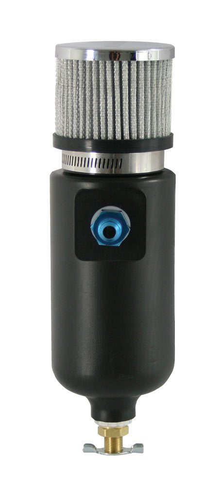 Moroso 85400 Oil Breather Tank, -12AN Fitting 1 Qt. 3/8" Petcock