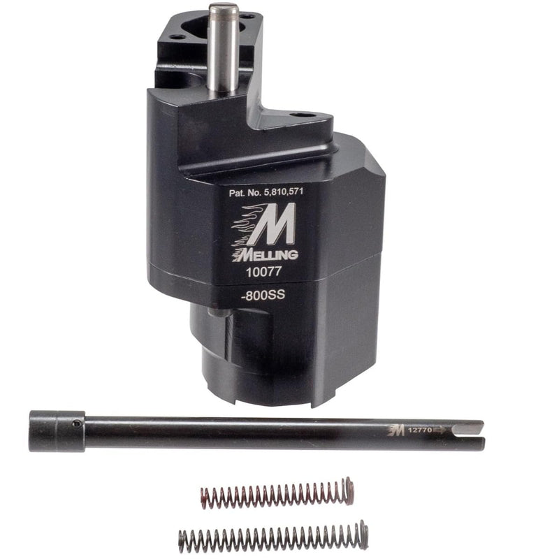 Melling 10077-800SS Select Billet Aluminum Oil Pump, BB Chevy 8" Depth