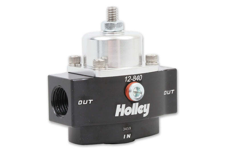 Holley 12-840 4.5-9 PSI Adjustable Billet Fuel Pressure Regulator