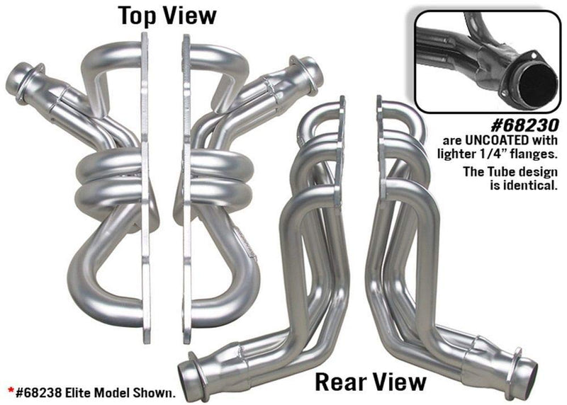 Hedman Hedders 68230 Long Tube Street Headers, SB Chevy