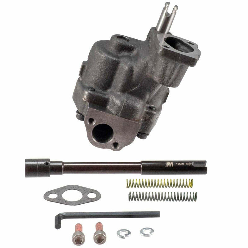 Melling 10555ST Shark Tooth Oil Pump, High-Volume, High-Pressure - SB Chevy