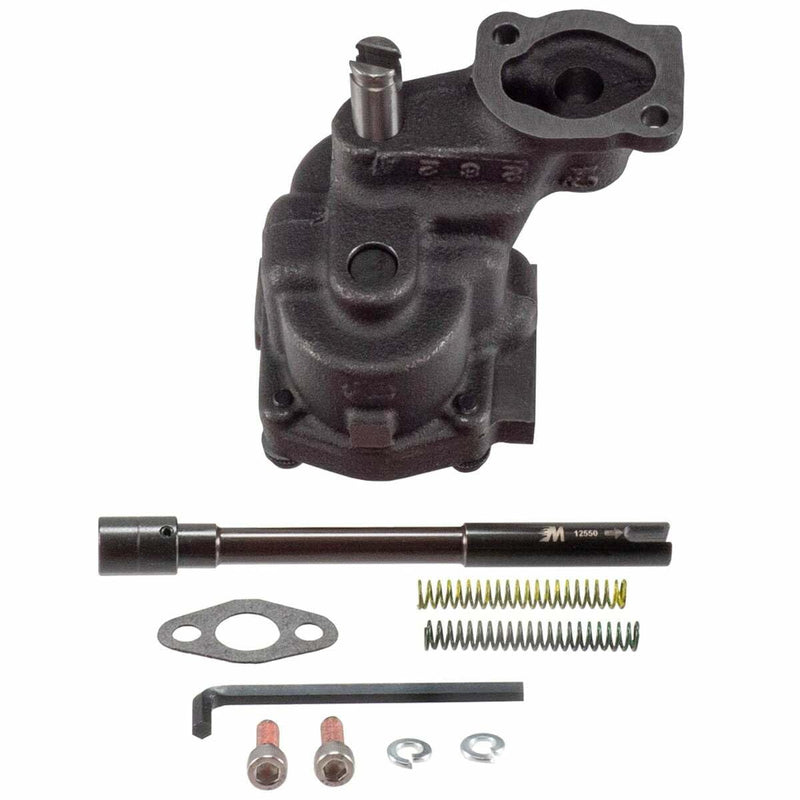 Melling 10555ST Shark Tooth Oil Pump, High-Volume, High-Pressure - SB Chevy