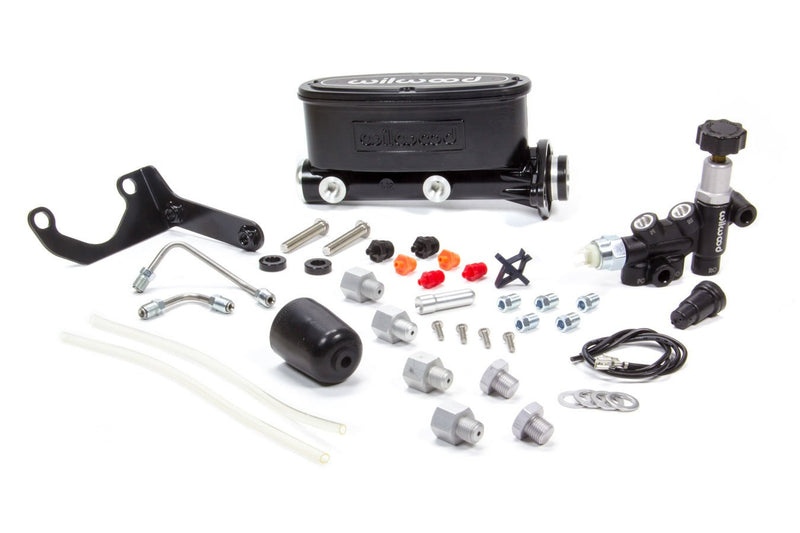 Wilwood 261-13270-BK Aluminum Tandem Master Cylinder Kit - Black