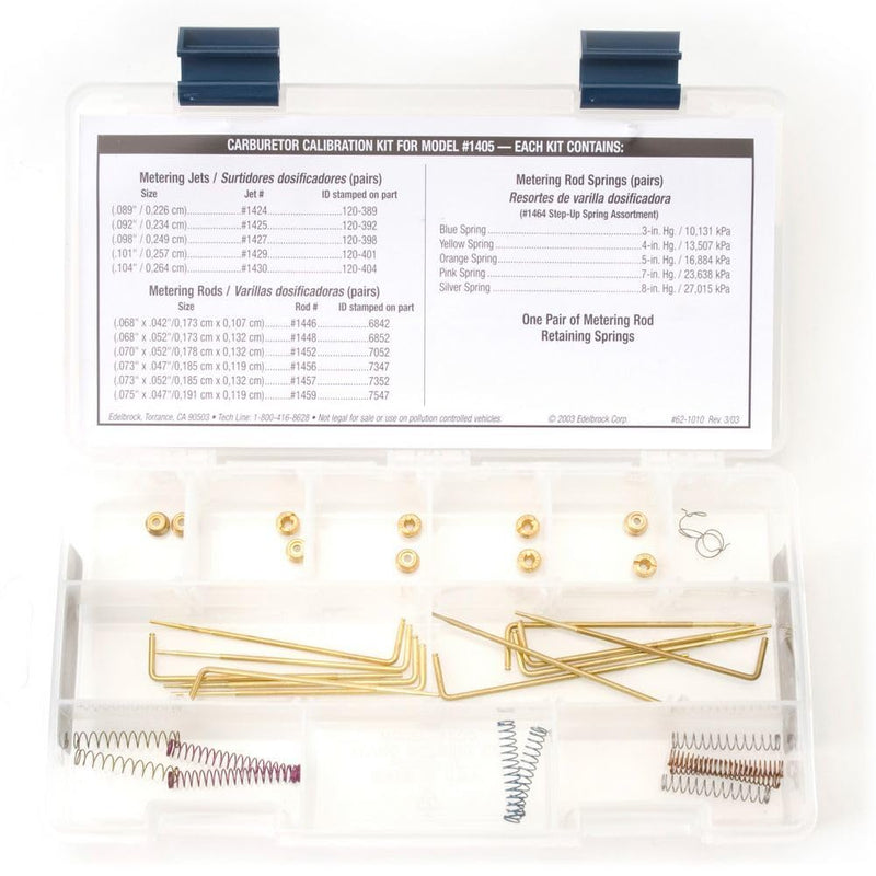 Edelbrock 1479 Performer Series Carburetor Calibration Kit